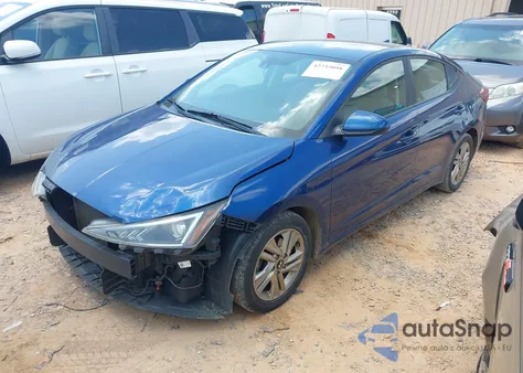 2019 Hyundai Elantra Sel from USA, damaged, VIN 5NPD84LF2KH422634